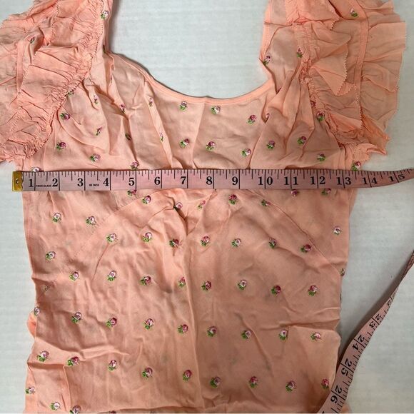 NWT Revolve x Morgan Lane Dillon Dress in Blush | Size Small - Picture 12 of 13